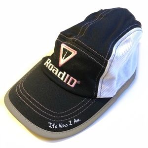 RoadID Cap 3 for 15 SALE CLEARANCE Running Hat Black White Pink